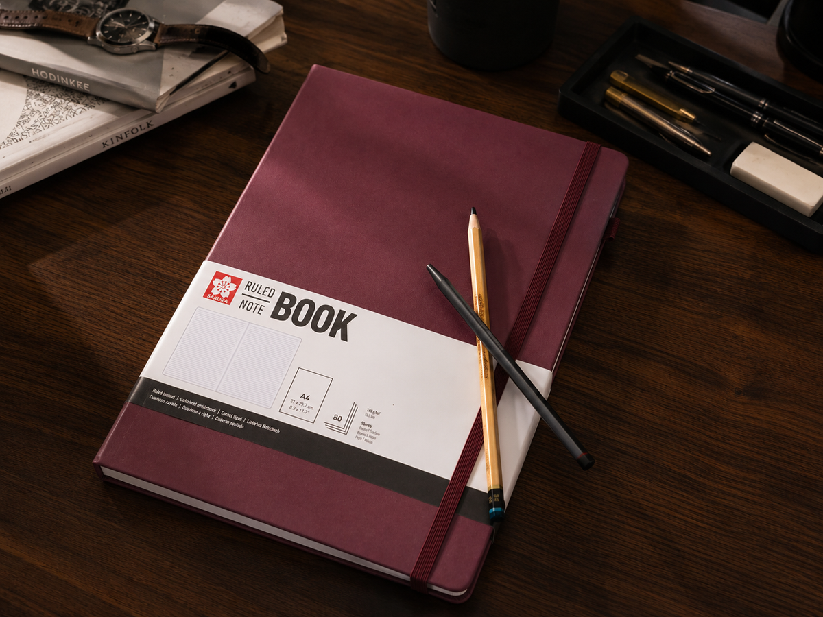 Libreta Sakura Hoja Crema con Lineas - BURDEO