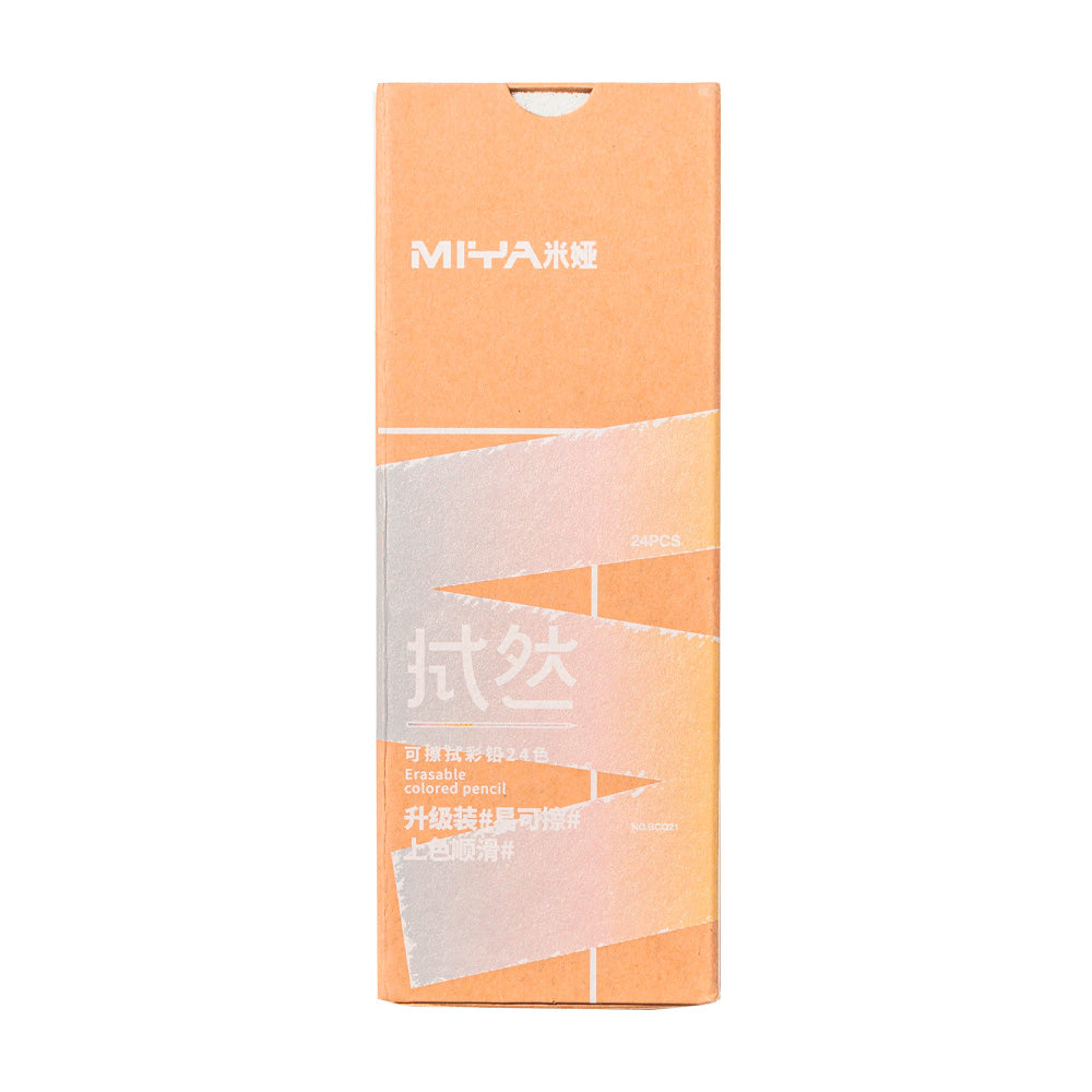 24 LÁPICES DE COLORES BORRABLES - MIYA