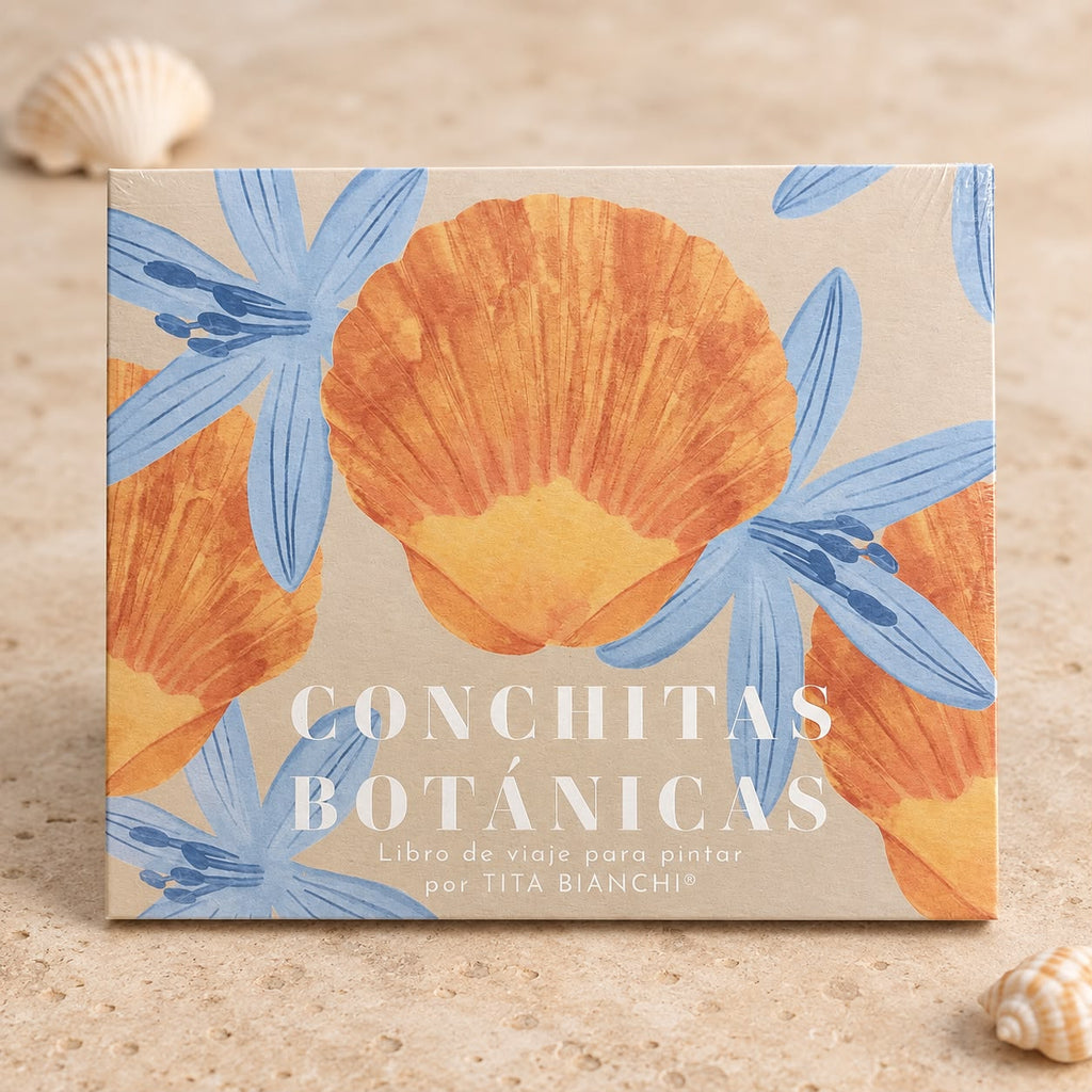 CONCHITAS BOTÁNICAS - LIBRO PARA PINTAR DE BOLSILLO