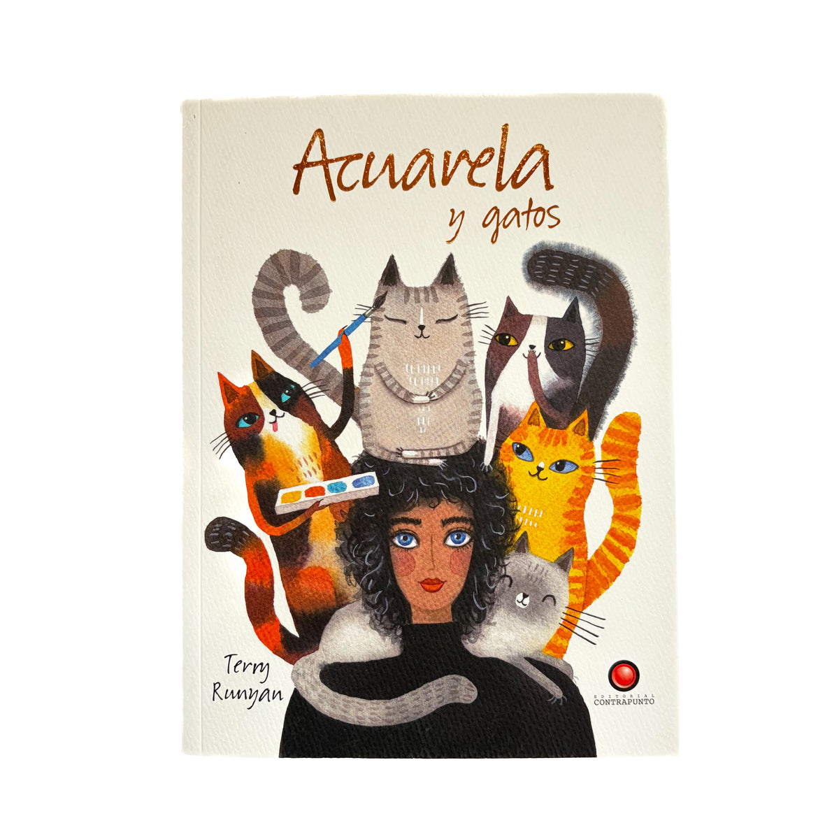 LIBRO ACUARELA Y GATOS