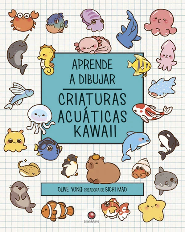 APRENDE A DIBUJAR - CRIATURAS ACUATICAS KAWAII