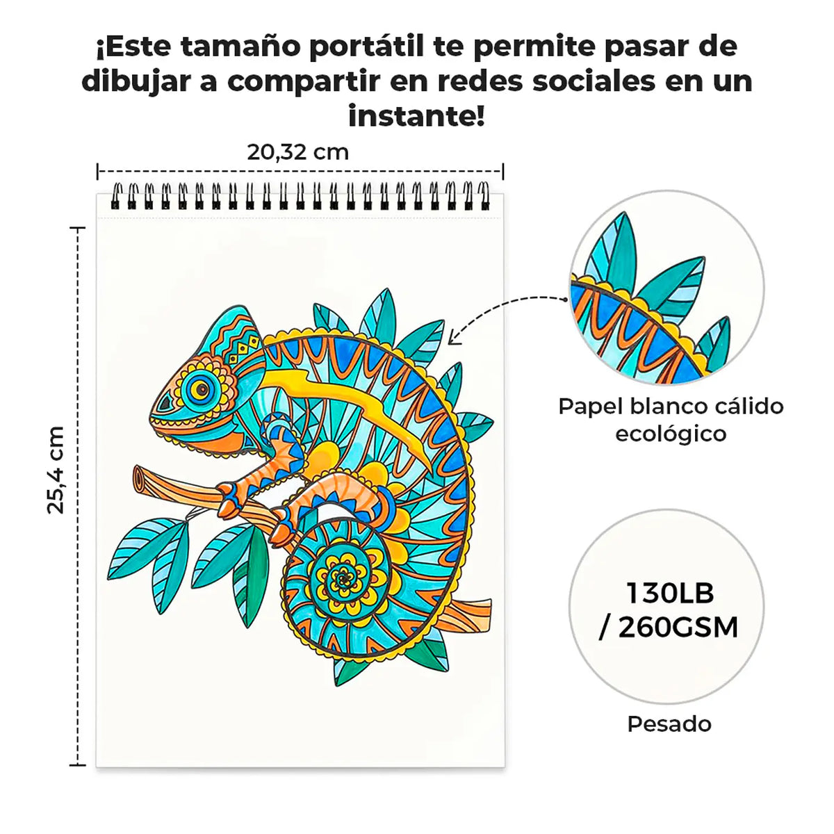 Block OHUHU colorear ANTISANGRADO - MANDALA & ANIMALS