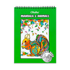 Block OHUHU colorear ANTISANGRADO - MANDALA & ANIMALS