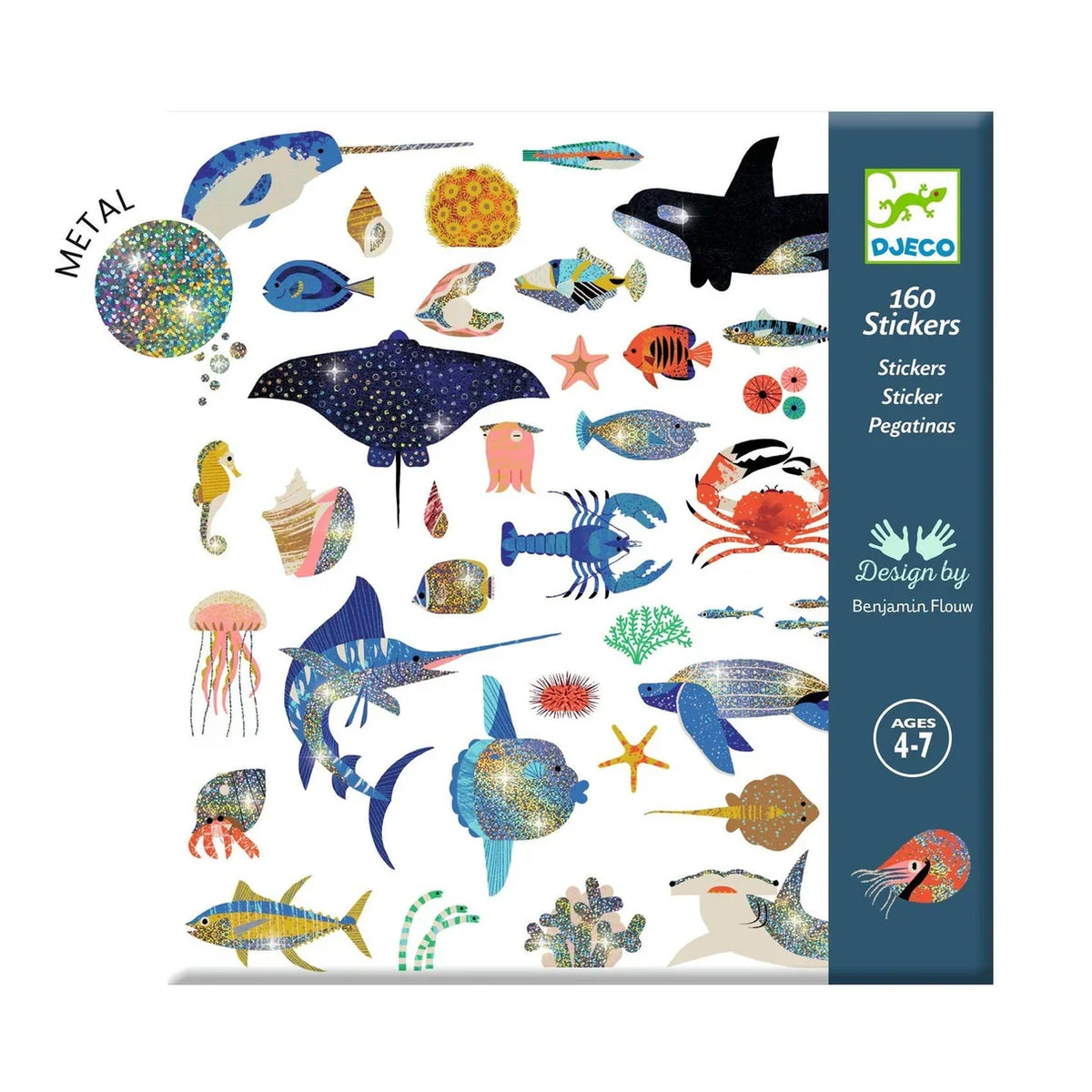 BLOCK STICKERS DJECO - OCEANO