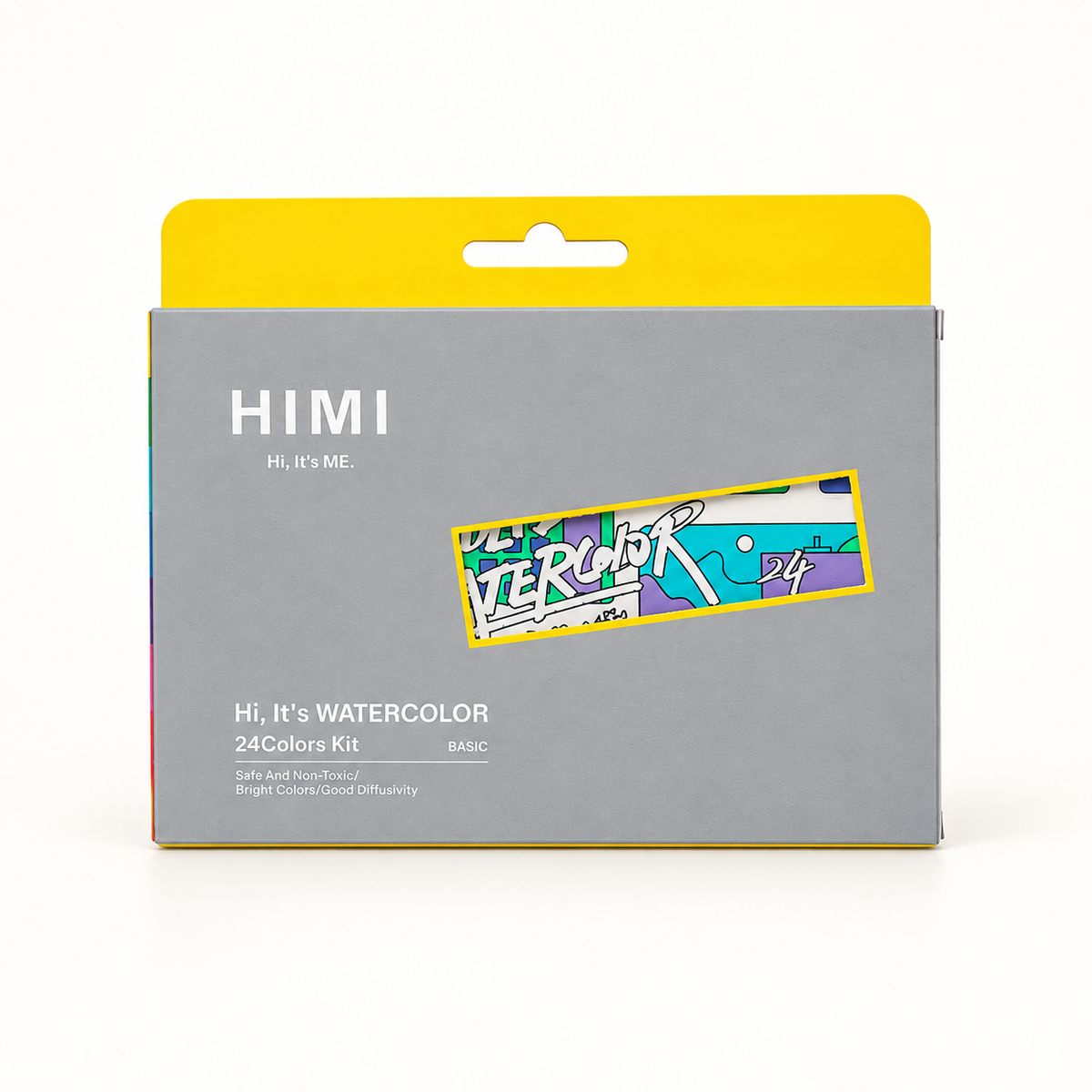 HIMI SQUARE WATERCOLOR KIT - 24 COLORES