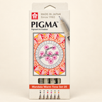 SET SAKURA TIRALINEA - MANDALA COLORES CÁLIDOS