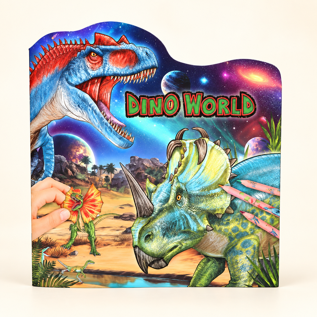 DINO WORLD - LIBRO PARA COLOREAR!