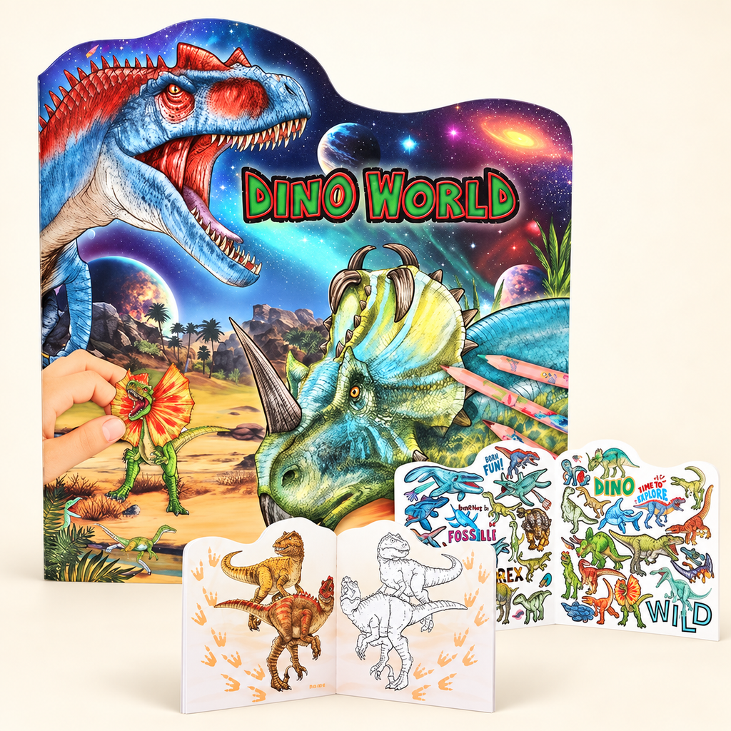 DINO WORLD - LIBRO PARA COLOREAR!