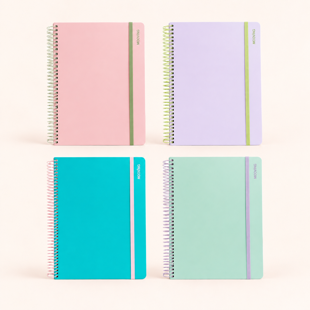 CUADERNO UNIVERSITARIO MOOVING PASTEL