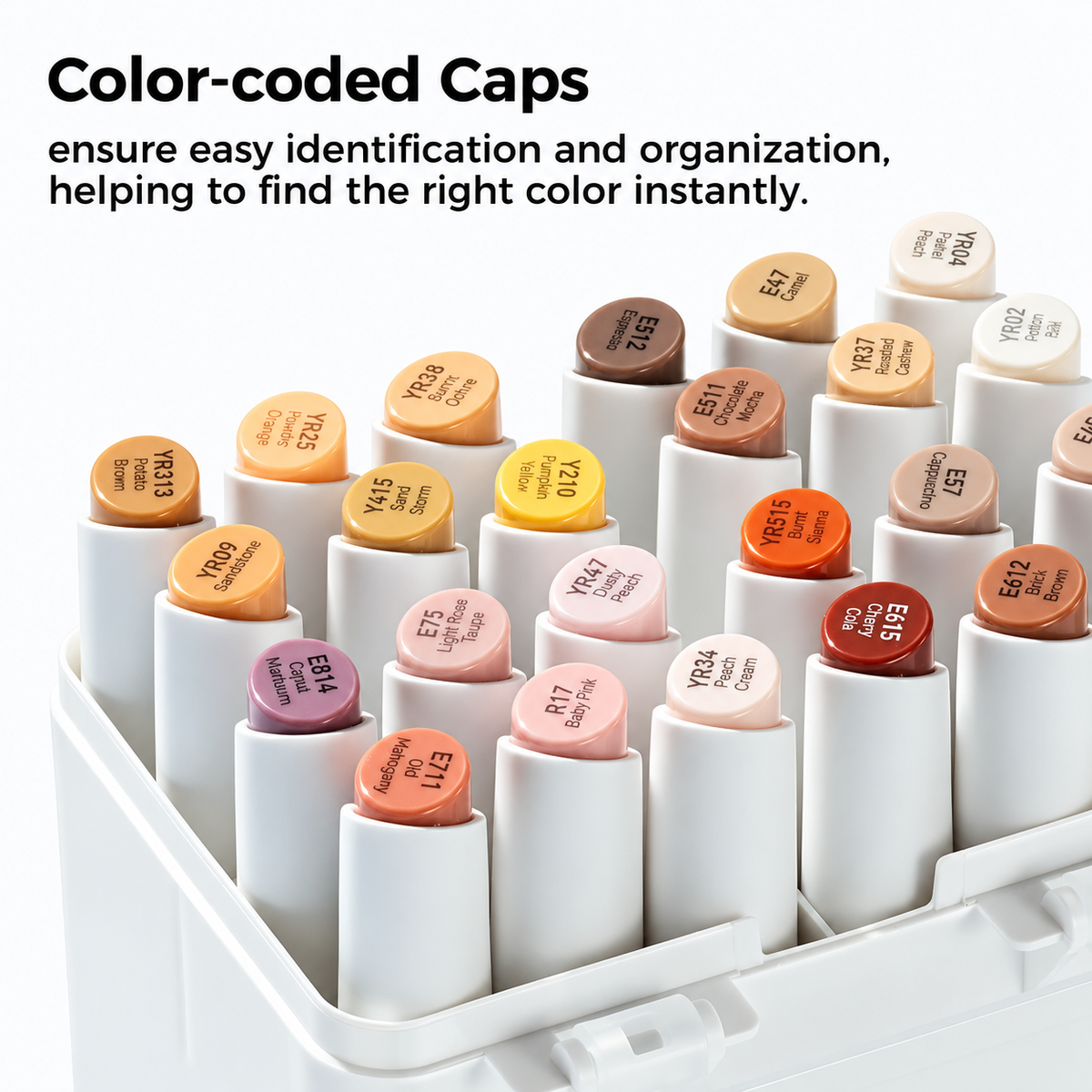 MARCADORES OHUHU COLORES PIEL - KAALA 24 COLORES