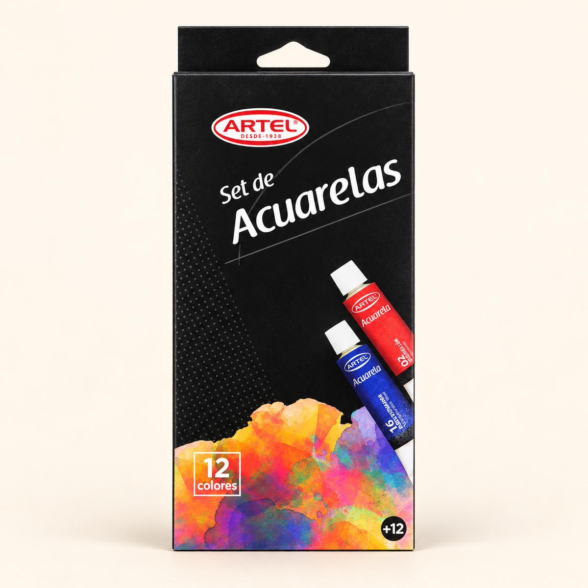 SET DE ACUARELA -ARTEL - 12  COLORES