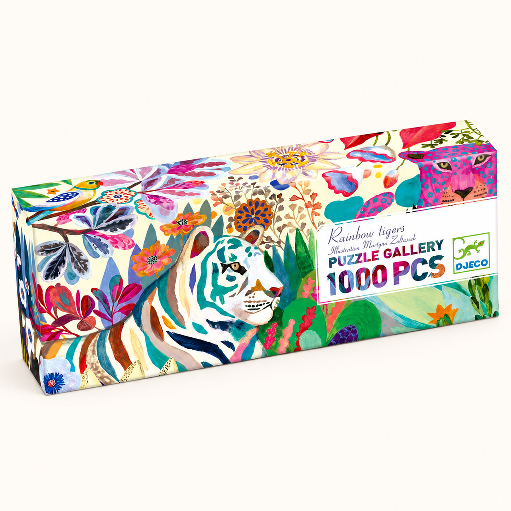 PUZZLE GALLERY - RAINBOW TIGERS - 1000 PIEZAS