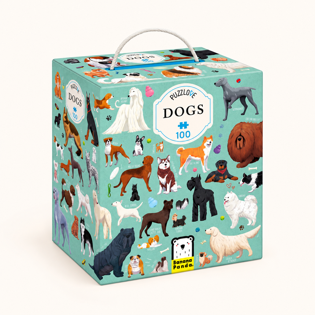 PUZZLOVE - DOGS - 100 PIEZAS