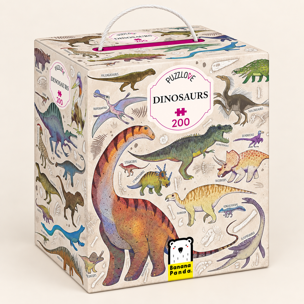 PUZZLE DINOSAURS - 200 PIEZAS - BANANA PANDA