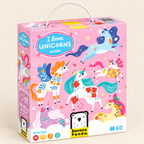 PUZZLE - I LOVE UNICORNS (60 piezas) 4+