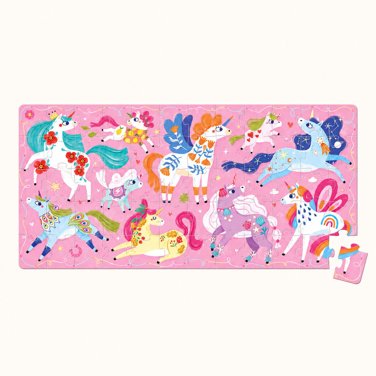PUZZLE - I LOVE UNICORNS (60 piezas) 4+