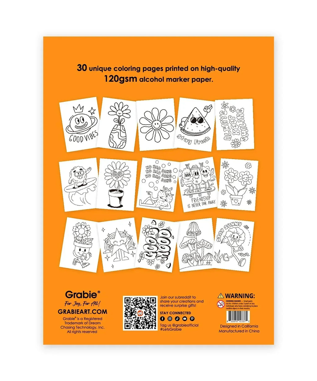 GRABIE - FEEL GOOD WITH COLORS - LIBRO PARA COLOREAR