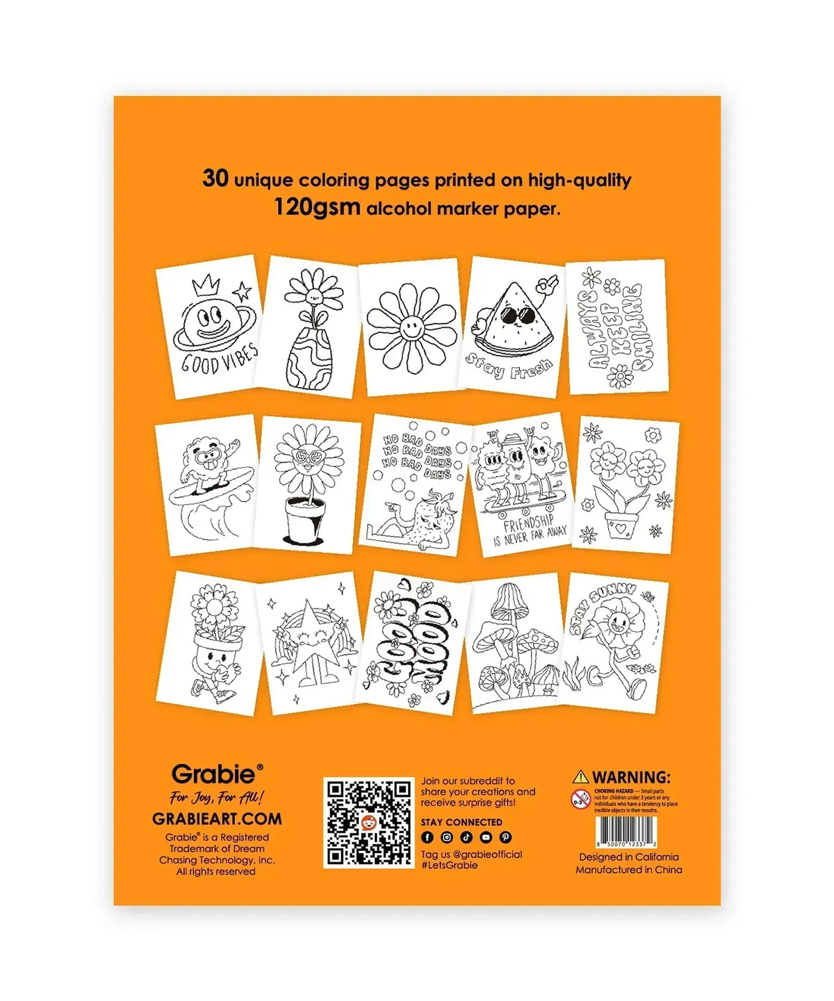 GRABIE - FEEL GOOD WITH COLORS - LIBRO PARA COLOREAR