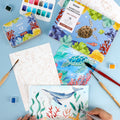 GRABIE - LIBRO PARA PINTAR CON ACUARELA -_OCÉANO