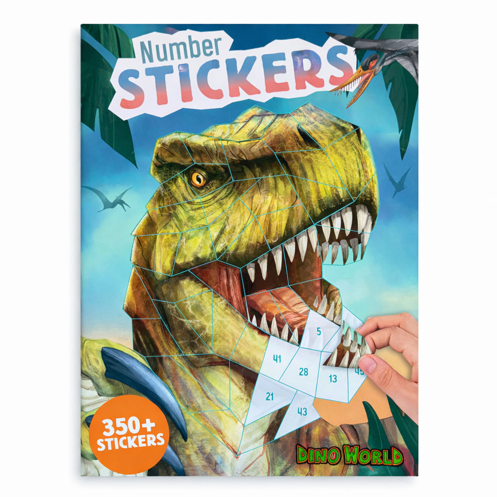 NUMBER STICKERS - 350 Stickers