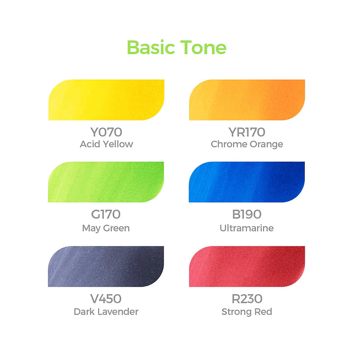 OHUHU - HONOLULU BASIC TONE - 6 COLORES