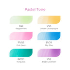 OHUHU - HONOLULU PASTEL TONE - 6 COLORES