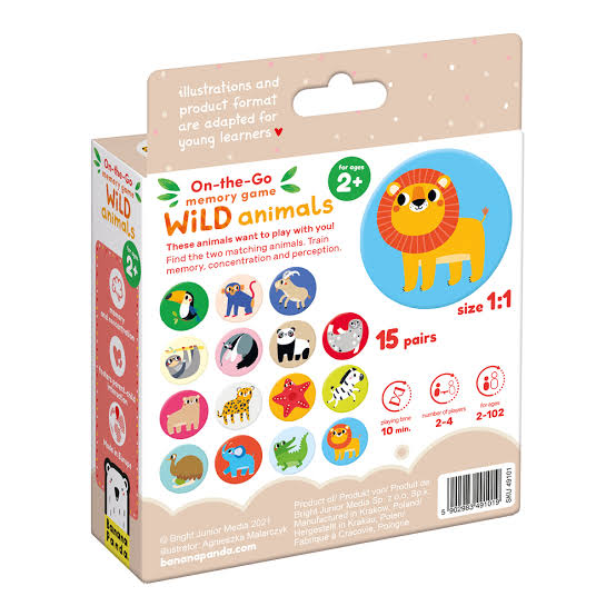 PUZZLE ON THE GO MEMORY GAME VEHICLES - 15 PARES 30 PCS
