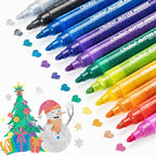 SET MARCADORES CON BRILLOS - GLITTER MARKER - OHUHU PUNTA GRUESA