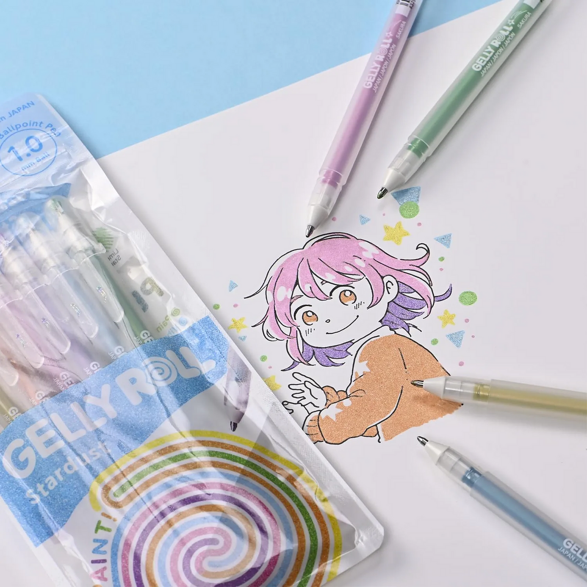 SET LAPIZ GEL GELLY ROLL - STARDUST