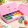 GOUACHE HIMI 18 COLORES - ESTUCHE ROSADO