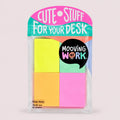 SET DE NOTAS ADHESIVAS - MOOVING AT WORK