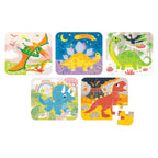 ON-THE-GO DINOSAURS (45 piezas, 5 puzzles)
