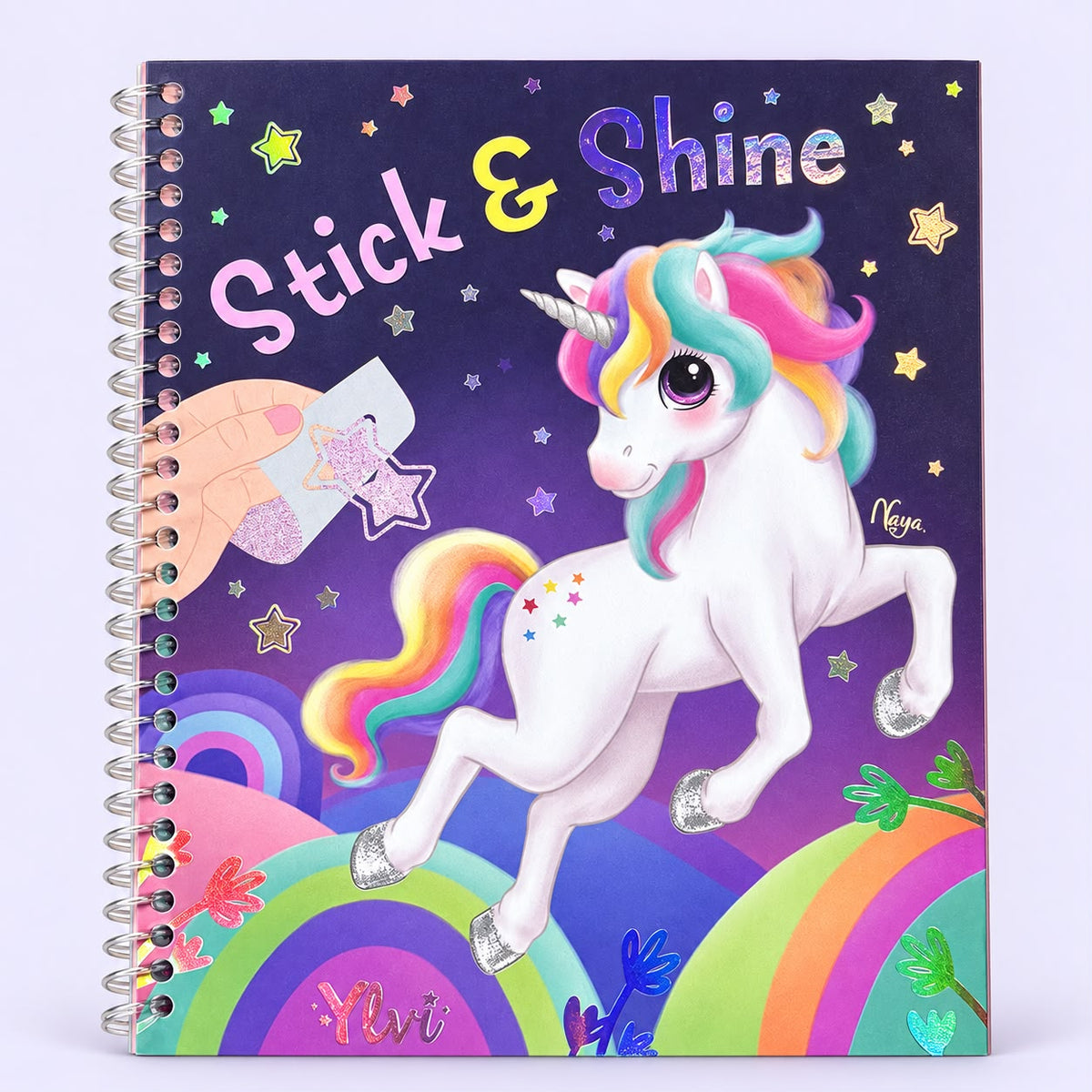 STICK AND SHINE YLVI - LIBRO CON PONIS