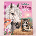 MISS MELODY COLOURING BOOK CABALLO CON GATO