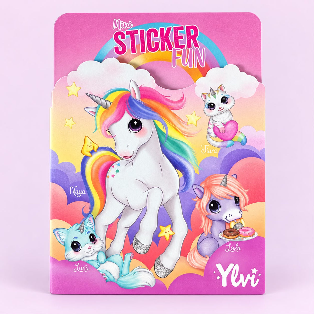 YLVI STICKER FUN - LIBRO ROSADO PEQUEÑO
