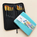PACK GOUACHE 48 COLORES + SET DE PINCELES CON ESTUCHE