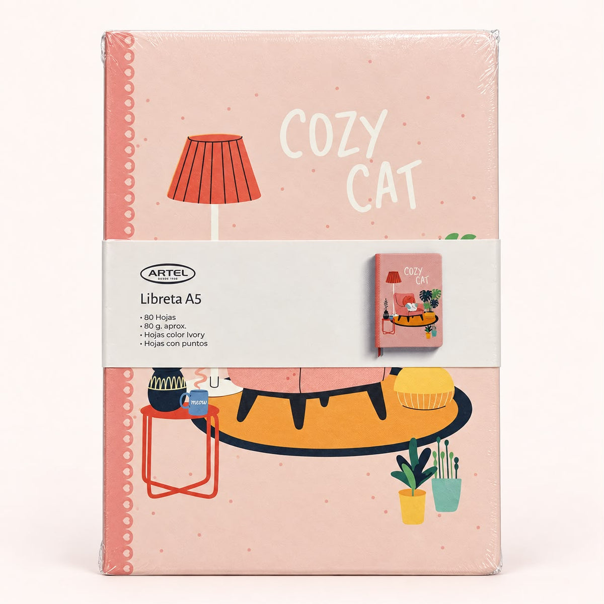 LIBRETA ARTEL A5 - DISEÑO PETS (TAPA FLEXIBLE)