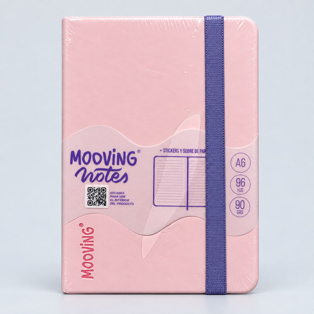 MOOVING NOTES - LIBRETA A6 - DISTINTOS COLORES