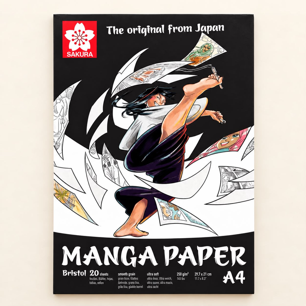 BLOCK PAPEL BRISTOL SAKURA - DIFERENTES MEDIDAS