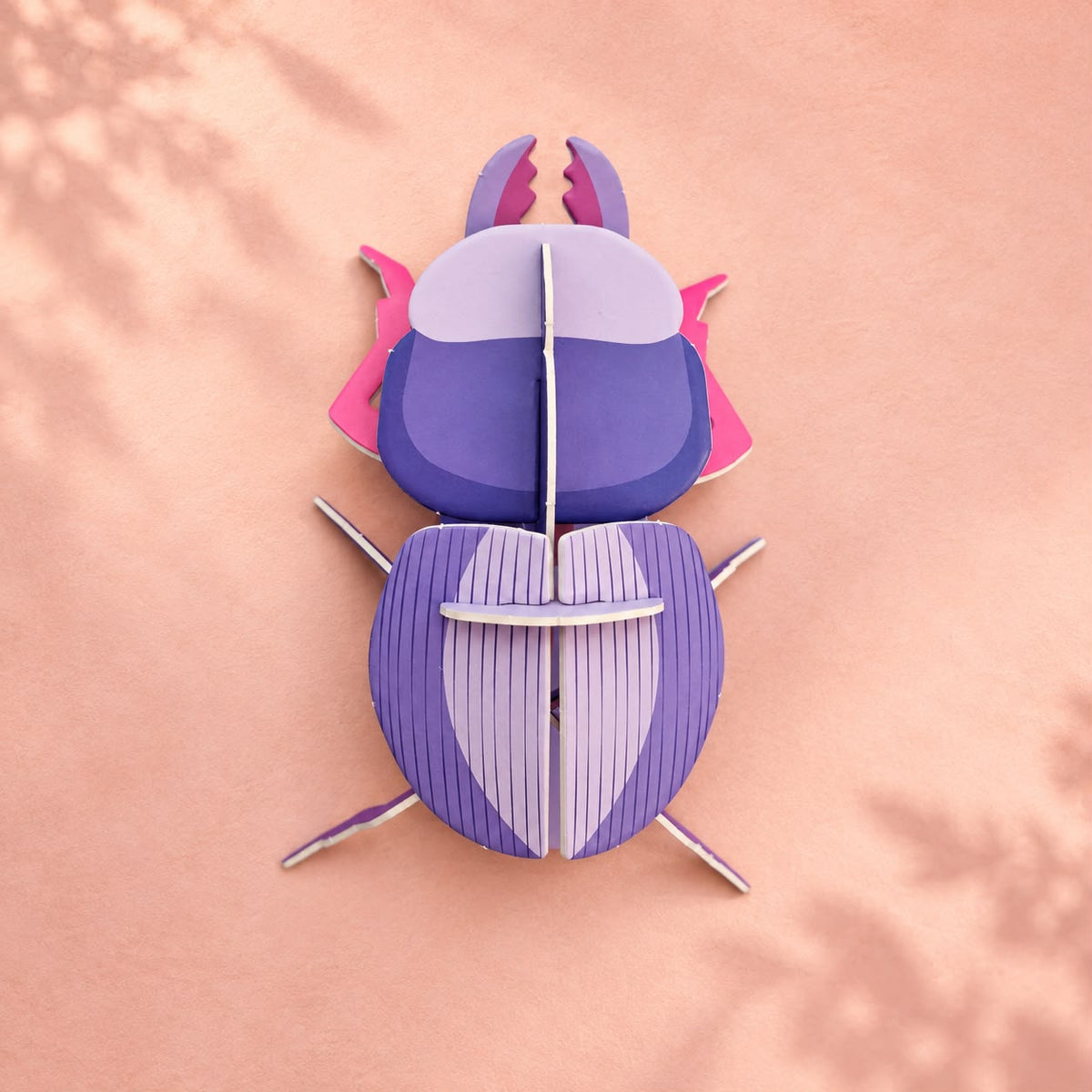 INSECTOS ARMABLES - ESCARABAJO BORRACHITO MORADO Y TURQUESA