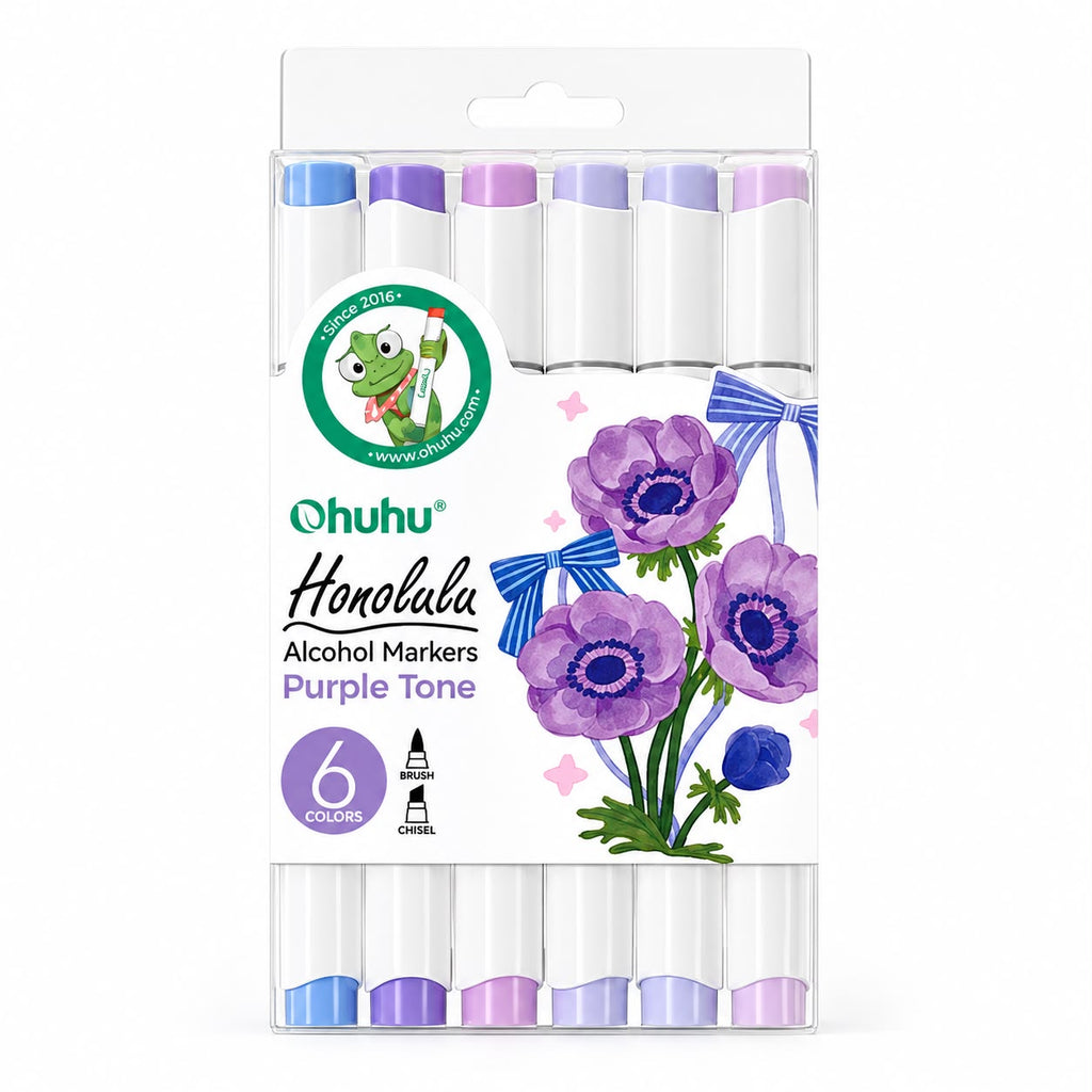 OHUHU - HONOLULU PURPLE TONE - 6 COLORES