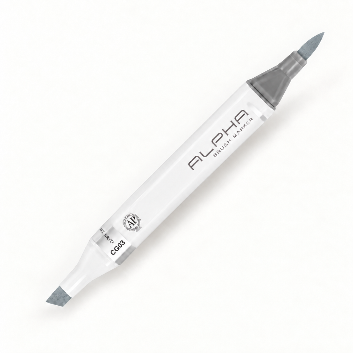 ALPHA BRUSH MARKER - MARCADOR DOBLE PUNTA