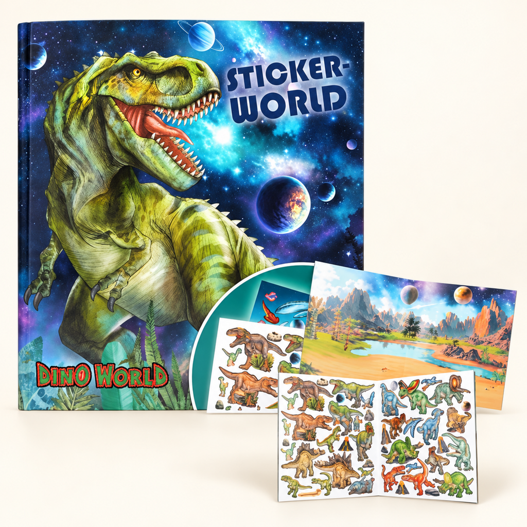 STICKERWORLD DINO WORLD GALAXY!