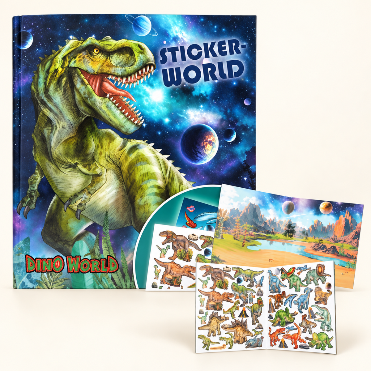 STICKERWORLD DINO WORLD GALAXY!