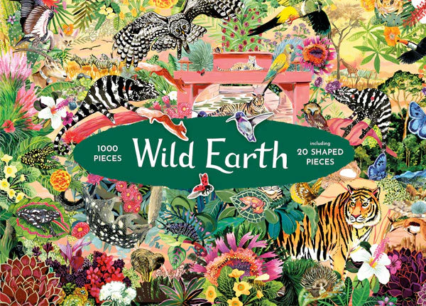Puzzle wild earth - 1000 piezas - 20 SHAPED PIECES